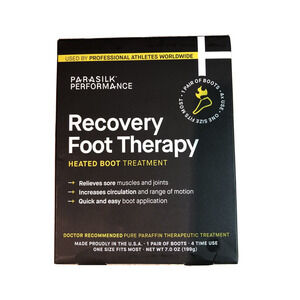 Parasilk Heated Boot Treatment Recovery Foot Therapy 1 Pair 4 Uses Fits Most